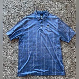 Greg Norman Plaid golf shirt